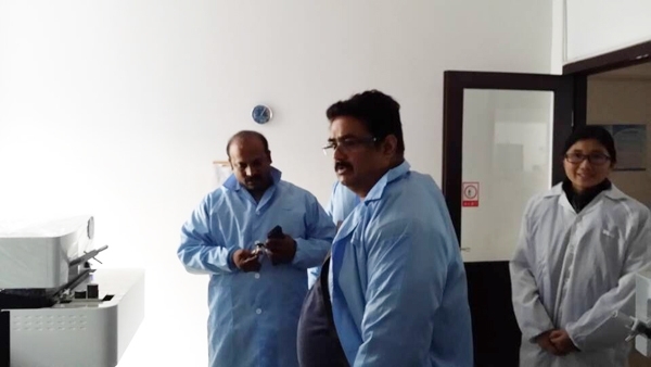 印度客戶到創(chuàng)想儀器參觀考察 印度客戶到創(chuàng)想儀器參觀考察